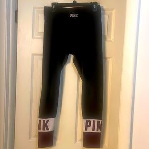 PINK victoria secret leggings- size M